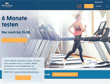 Tablet Screenshot of meridianspa.de